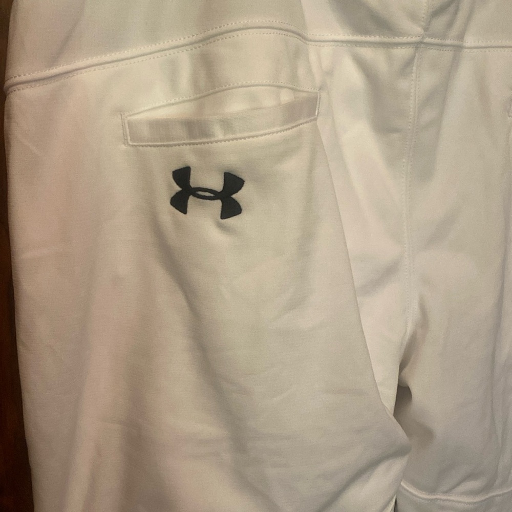 Under armor heat gear baseball pants size XL NWT White - Picture 2 of 8